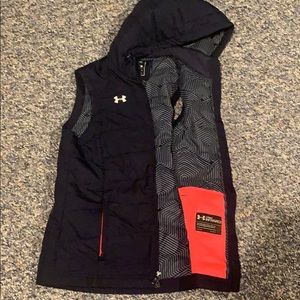 Navy Blue Under Armour Infrared Cold Gear Vest